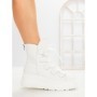 Ghete Dama cu Platforma 6ZP13 WHITE | MEI