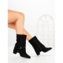 Botine cu Toc Gros 6AH32 BLACK | MEI