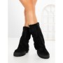 Ghete Dama cu Platforma 6AH27 BLACK | MEI