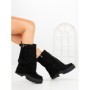 Ghete Dama cu Platforma 6AH27 BLACK | MEI