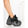 Pantofi Sport Dama cu Platforma 9999-6 BLACK | MEI