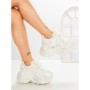 Pantofi Sport Dama cu Platforma 9999-6 SILVER | MEI