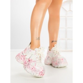 Pantofi Sport Dama cu Platforma 9999-6 PINK | MEI
