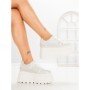 Pantofi Sport Dama cu Platforma 6208-9 WHITE | MEI