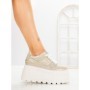 Pantofi Sport Dama cu Platforma 6208-9 CHAMPAGNE | MEI
