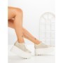 Pantofi Sport Dama cu Platforma 6208-9 CHAMPAGNE | MEI