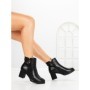 Botine cu Toc Gros 6AH33 BLACK | MEI