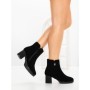 Botine cu Toc Gros 6AH33 BLACK | MEI