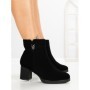 Botine cu Toc Gros 6AH33 BLACK | MEI