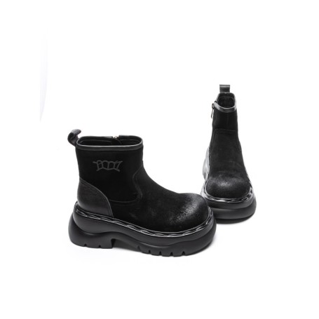 Ghete Dama din piele naturala 10551-2 BLACK | ADVANCER