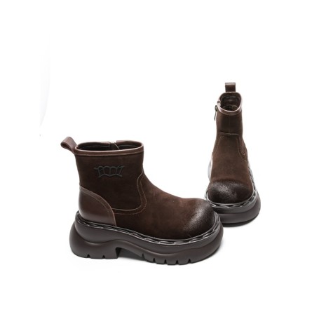 Ghete Dama din piele naturala 10551-2 BROWN | ADVANCER