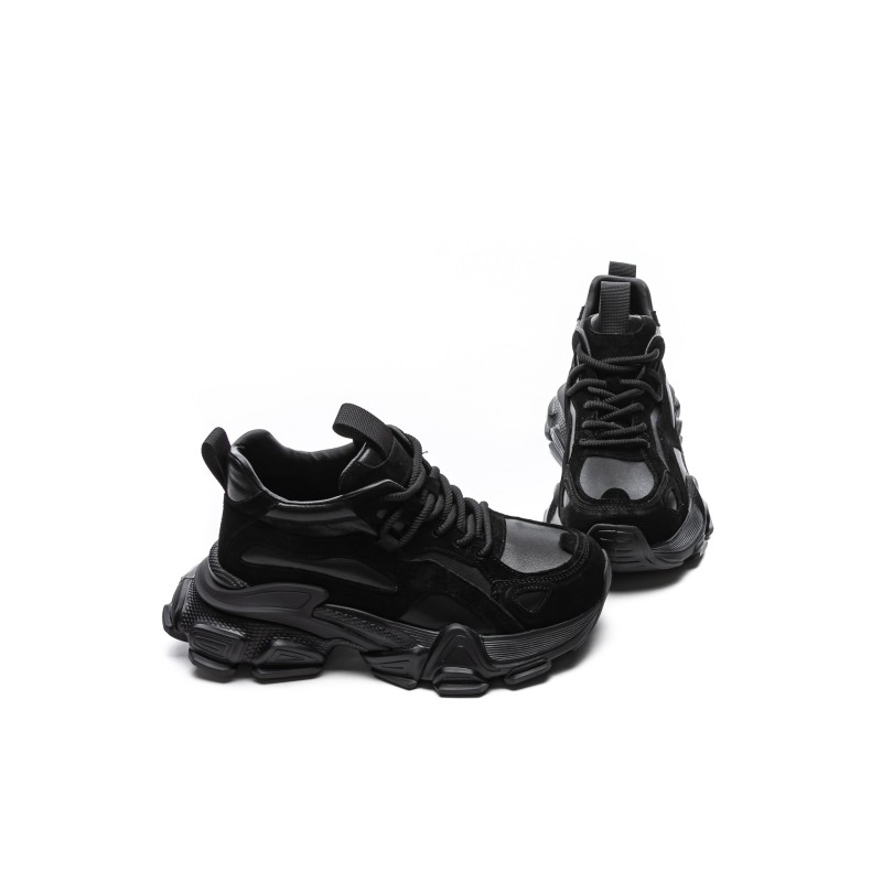 Ghete Dama din piele naturala 2015 BLACK | ADVANCER