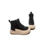 Ghete Dama din piele naturala 8361-2 BLACK | ADVANCER