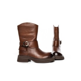 Ghete Dama din piele naturala 5160-2 BROWN | ADVANCER