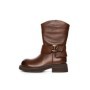 Ghete Dama din piele naturala 5160-2 BROWN | ADVANCER
