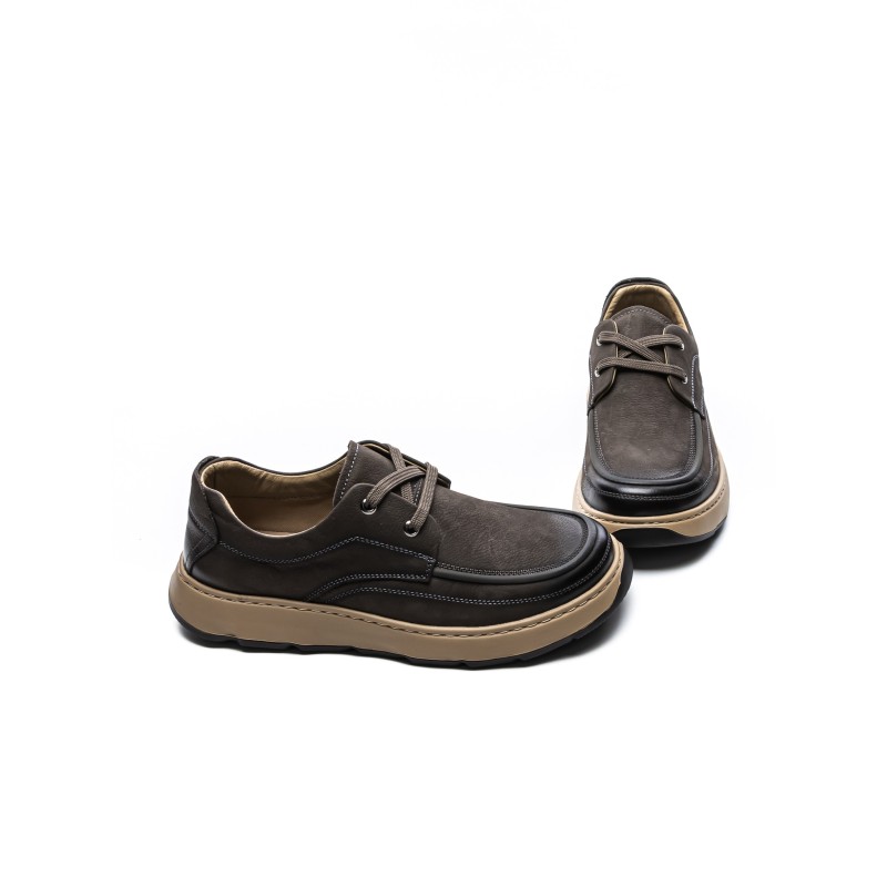 Mocasini Barbati din piele naturala 5297 GREY | ADVANCER