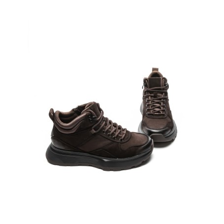 Ghete Barbati din piele naturala 5360 BROWN | ADVANCER