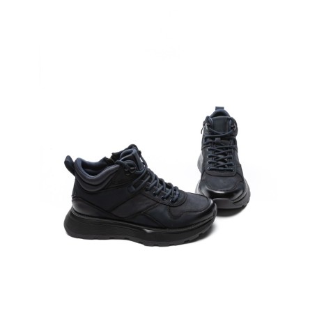 Ghete Barbati din piele naturala 5360 BLUE | ADVANCER