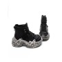 Ghete Dama din piele naturala 10806 BLACK | ADVANCER