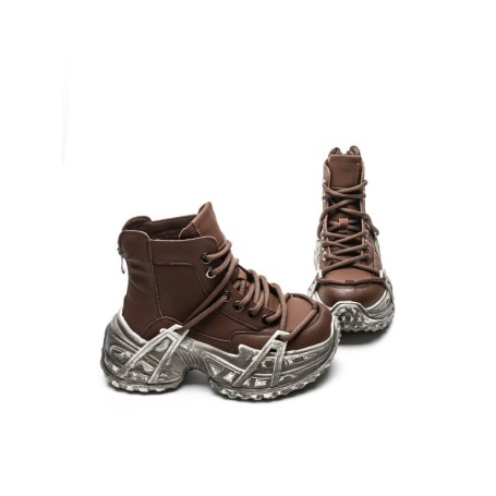 Ghete Dama din piele naturala 10806 BROWN | ADVANCER