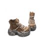 Ghete Dama din piele naturala 10806 YELLOW | ADVANCER