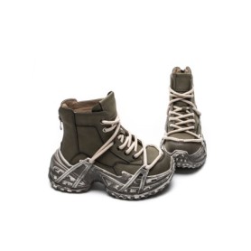 Ghete Dama din piele naturala 10806 GREEN | ADVANCER