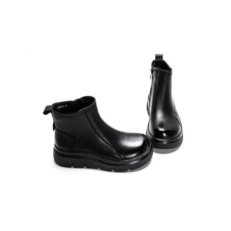 Ghete Dama din piele naturala 50361-2 BLACK | ADVANCER