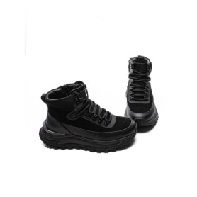 Ghete Barbati din piele naturala 5361 BLACK | ADVANCER