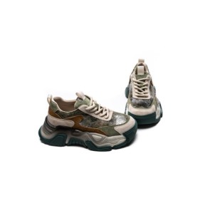 Pantofi Sport Dama din piele naturala 39008 GREEN | ADVANCER