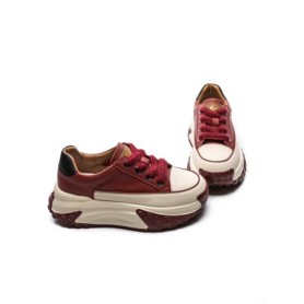 Pantofi Sport Dama din piele naturala KM9071-2 RED | ADVANCER