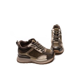 Ghete Dama din piele naturala 8001 KHAKI | ADVANCER