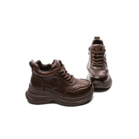 Ghete Dama din piele naturala 10781 BROWN | ADVANCER