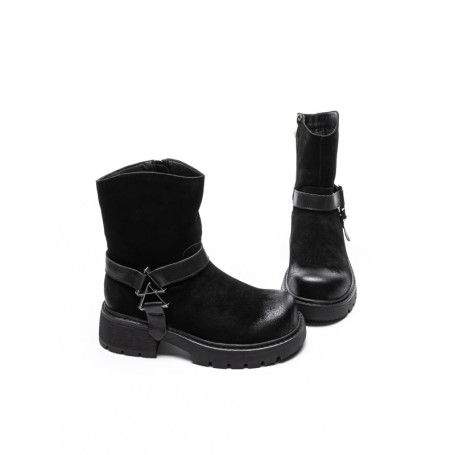 Ghete Dama din piele naturala 10856-2 BLACK | ADVANCER