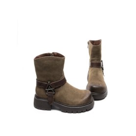 Ghete Dama din piele naturala 10856-2 KHAKI | ADVANCER