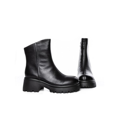 Ghete Dama din piele naturala 83125 BLACK | ADVANCER