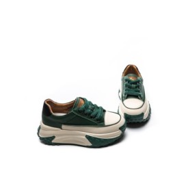 Pantofi Sport Dama din piele naturala KM9071-2 GREEN | ADVANCER