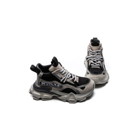 Pantofi Sport Dama din piele naturala Y5797-1 BLACK-GREY | ADVANCER