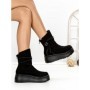 Ghete Dama din piele naturala 6ZP10 BLACK | PANTOFUL