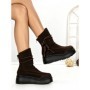 Ghete Dama din piele naturala 6ZP10 BROWN | PANTOFUL