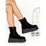 Ghete Dama cu Platforma 68WL35 BLACK | MEI