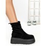 Ghete Dama cu Platforma 68WL35 BLACK | MEI