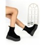 Ghete Dama cu Platforma 68WL35 BLACK | MEI