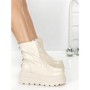 Ghete Dama cu Platforma 68WL35 BEIGE | MEI