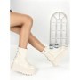 Ghete Dama cu Platforma 68WL35 BEIGE | MEI