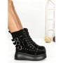 Ghete Dama cu Platforma 6ZP6 BLACK | MEI