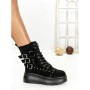 Ghete Dama cu Platforma 6ZP6 BLACK | MEI