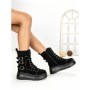 Ghete Dama cu Platforma 6ZP6 BLACK | MEI
