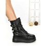 Ghete Dama cu Platforma 6ZP6 BLACK | MEI