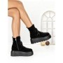 Ghete Dama cu Platforma 68WL37 BLACK | MEI