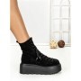 Ghete Dama cu Platforma 68WL37 BLACK | MEI